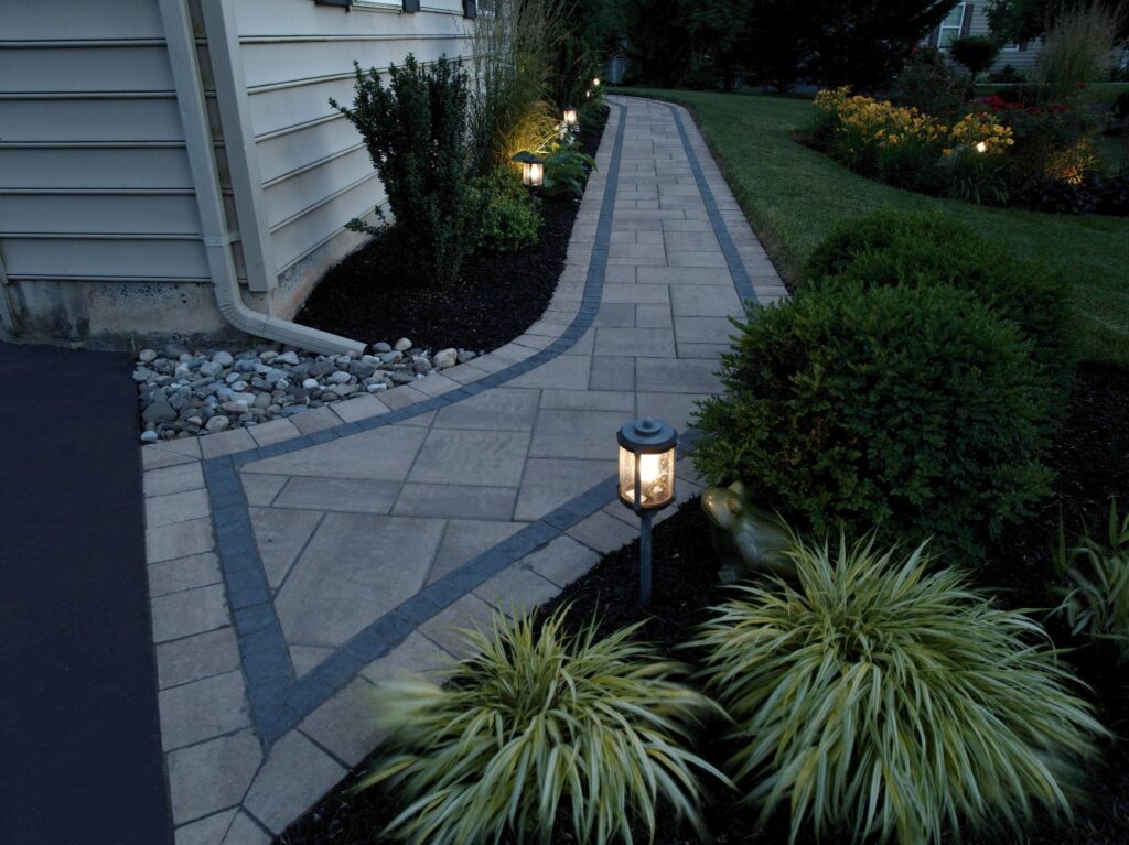 Pavers installed for a client from the New Castle team.